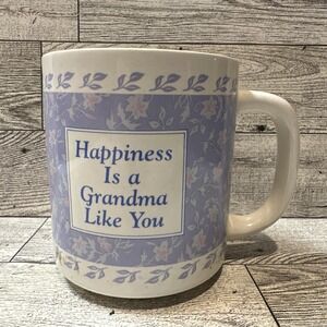 Happiness Is A Grandma Like You Ceramic Coffee Mug‎ 3.75x3.25"